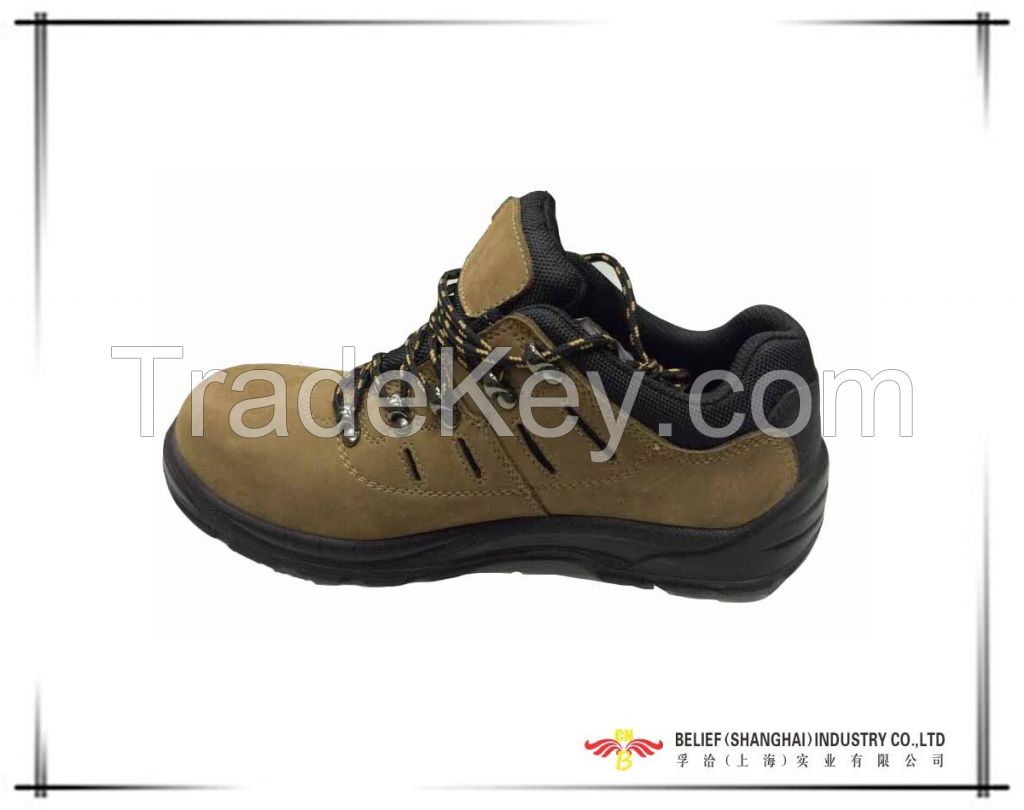 Nubuck Leather Safety Working Shoes
