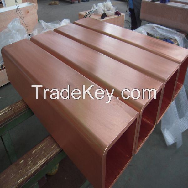 high quality coating Rectangular square round copper mould tube suppliers