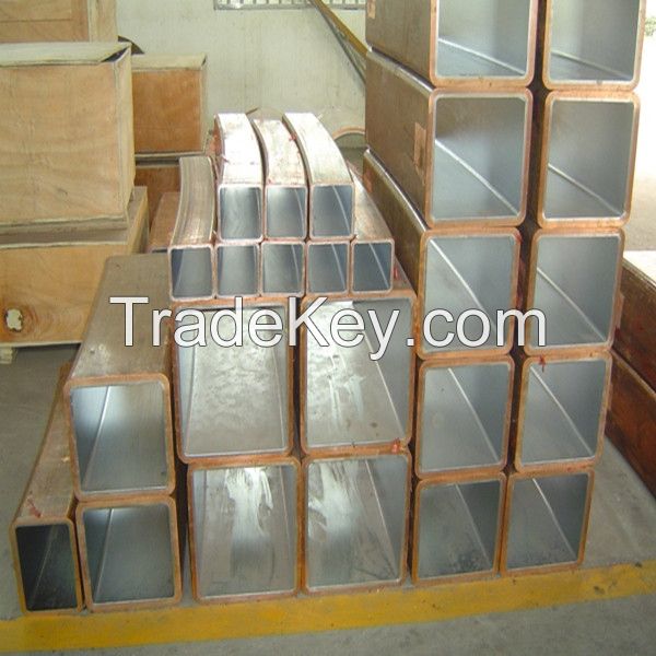 high quality coating Rectangular square round copper mould tube suppliers