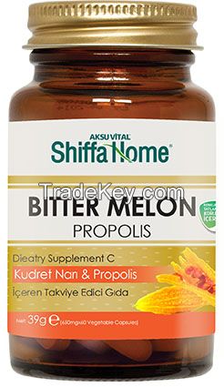 Herbal Food Supplement Bitter Melon Extract Capsule with Propolis