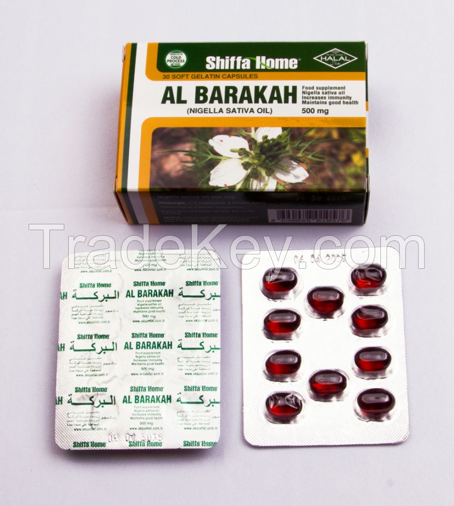 Health Food GMP Company for Malaysian Market Black Seed Oil Soft Capsule 500 mg x 150 Habbatus Sauda Nigella Seed Oil