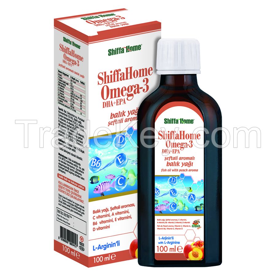 Omega 3 Fish Oil Syrup for Kids Herbal Treatment for Dry Cough