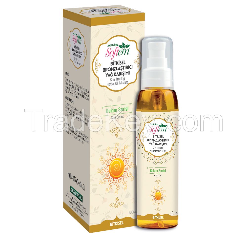 Safe Sun Bathing Oil Herbal Sun Tanning Oil Mix