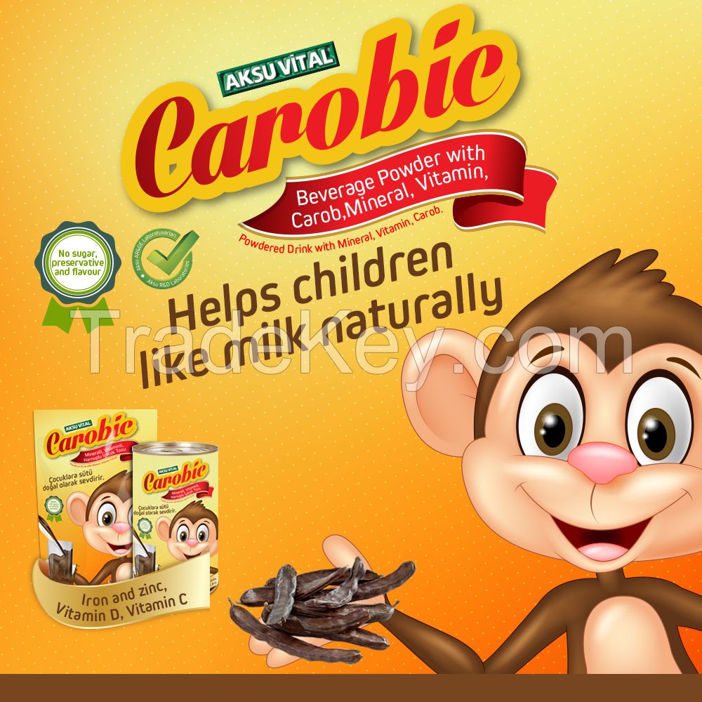 Instant Drink Powder for Children with Carob Fruit, CAROBIC