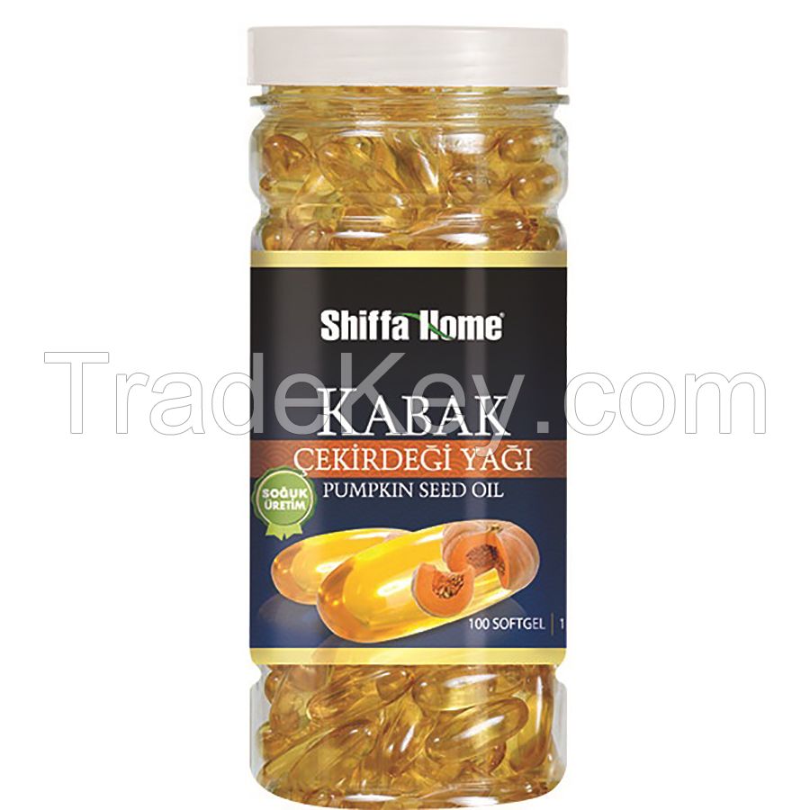 Pumpkin Seed Oil Soft Capsule Prevent Benign Prostatic Hyperplasia BPH Food Supplement ...