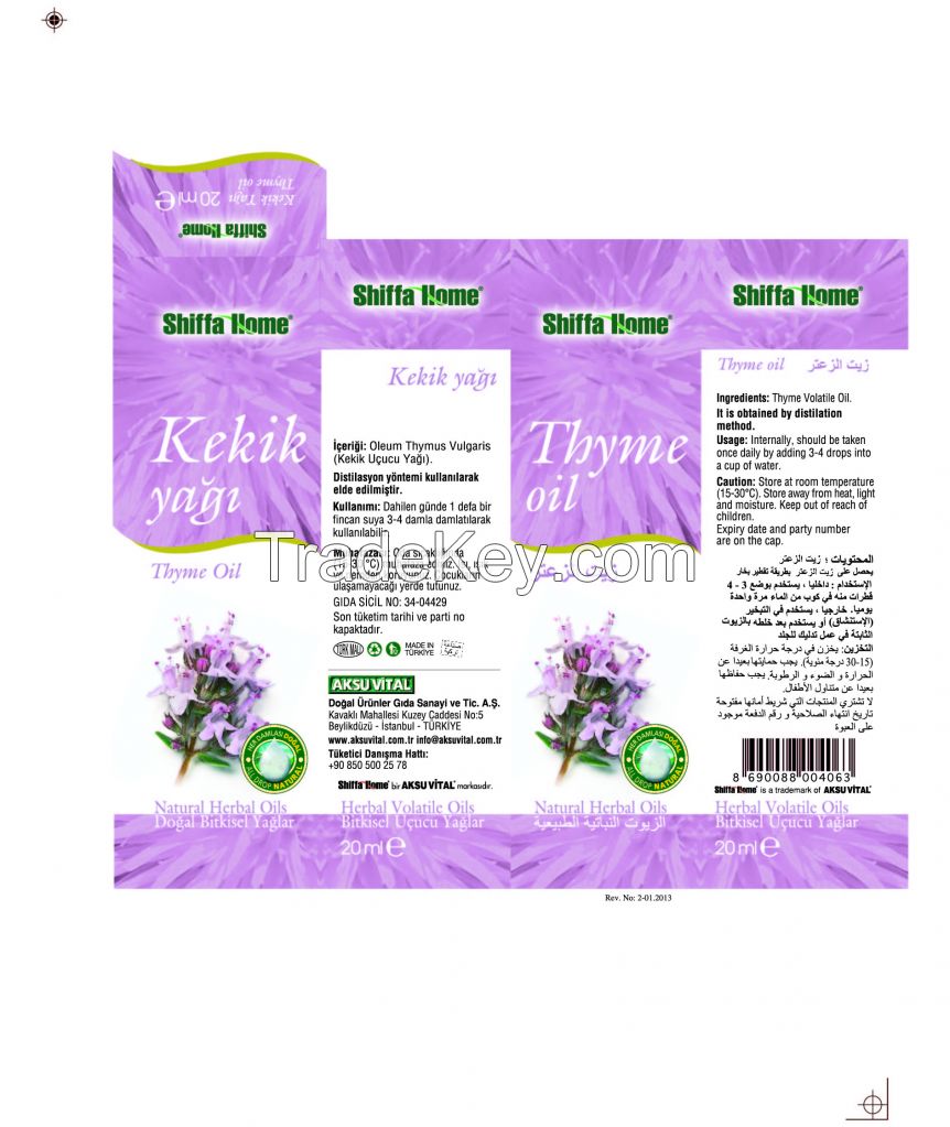 Thyme Oil Natural Skin Care Oil