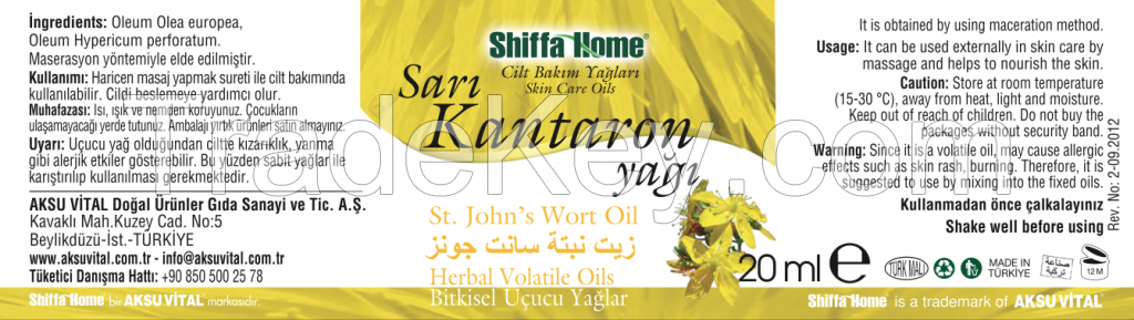 St. John Wort Oil Herbal Skin Care Oil