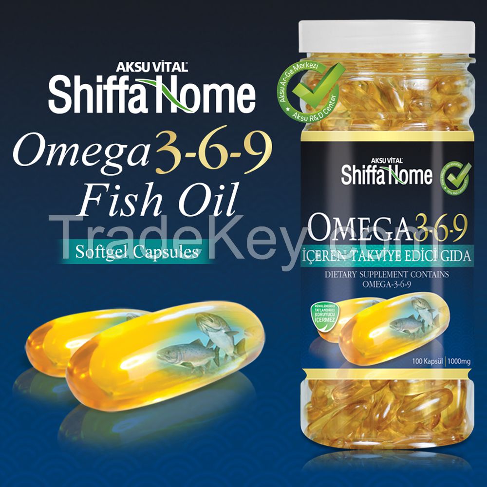 Skin Whitening Supplements Omega 3 6 9 Capsules