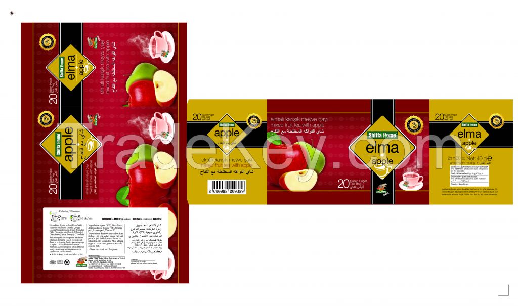 Turkish Apple Tea Herbal Fruit Tea Bag