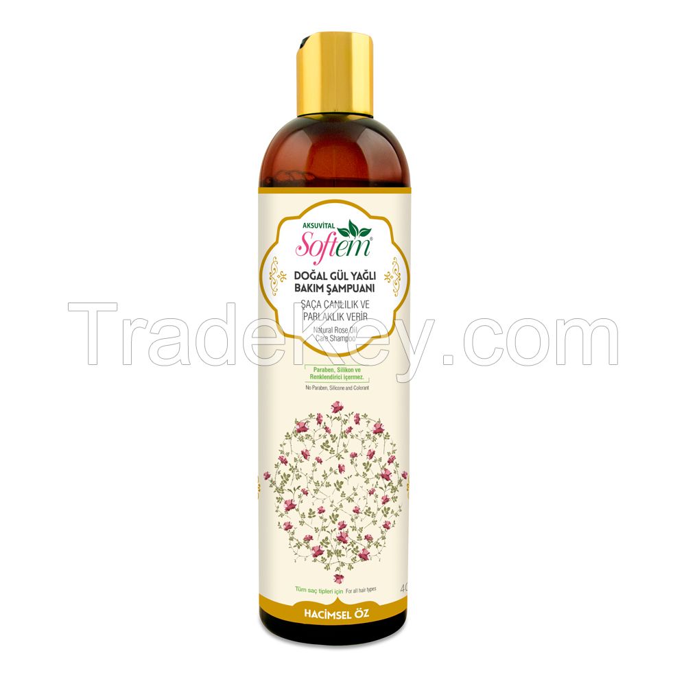 Hair Glow Shampoo with Natural Rose Oil