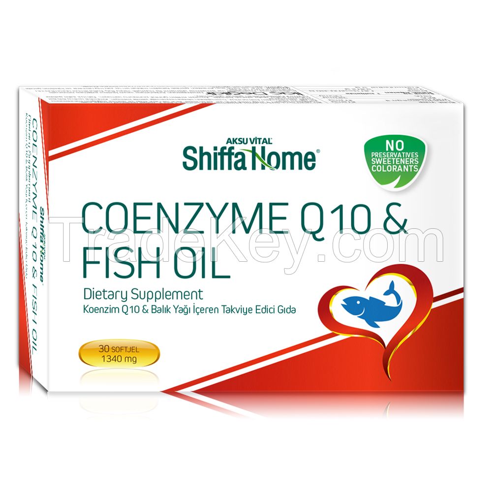 Coenzyme Q10 Softgel Capsule (Powerful Antioxidant Support) Food Supplement