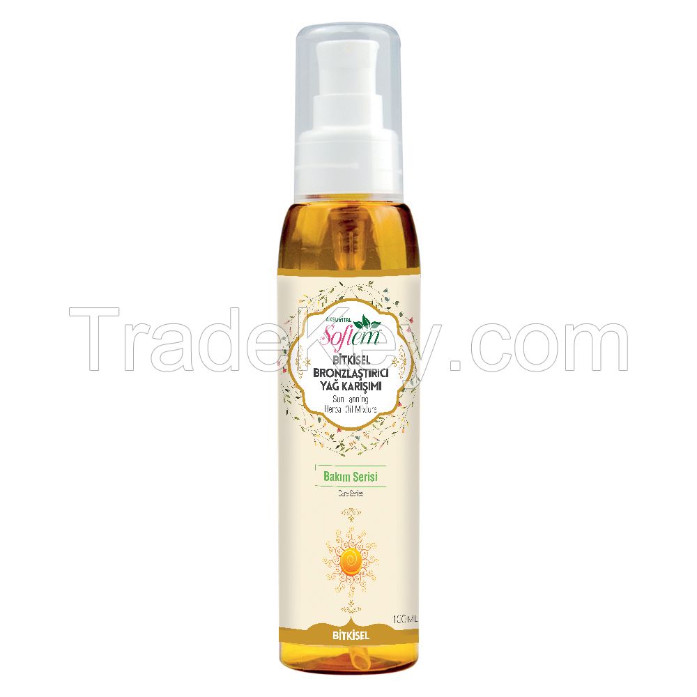 Natural Sun Tanning Oil 100 ml Sesame oil, Cacao oil, Sweet Almond oil mix