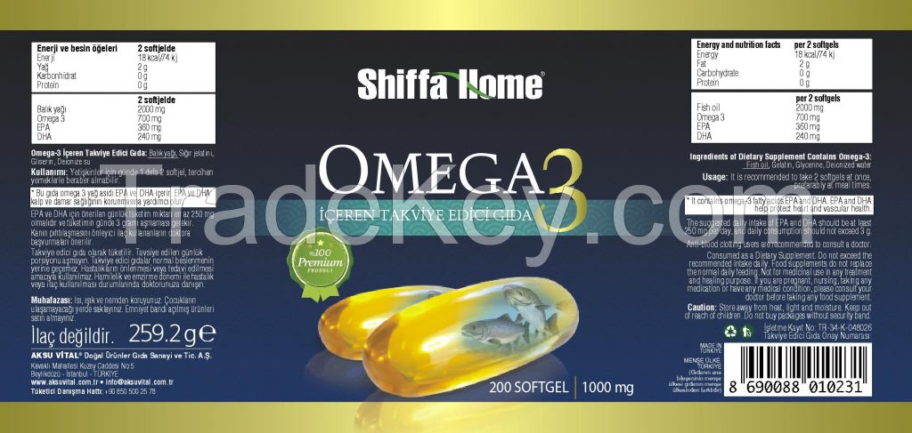 Sex Capsule for Women Omega 3 Fish Oil Softgel Capsule DHA EPA Health Food