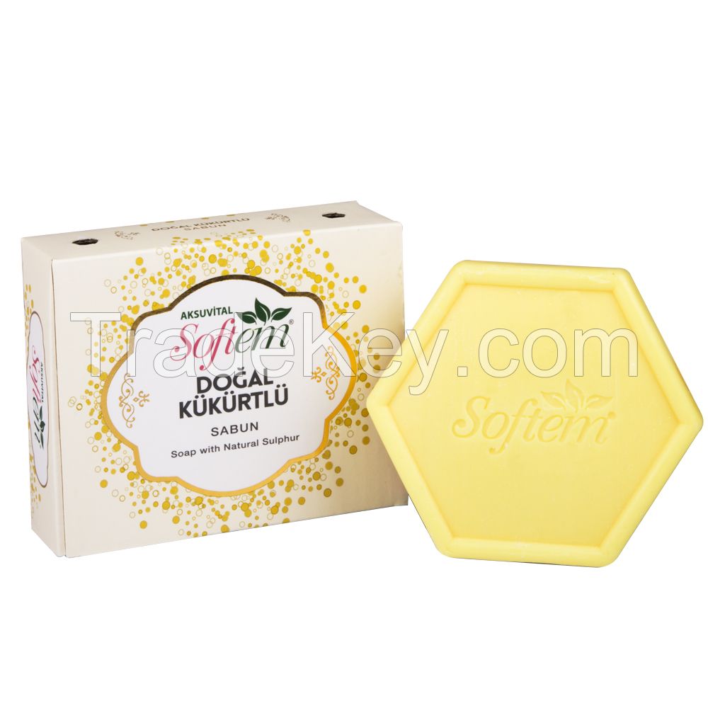 Best Acne Soap with Lemon Oil Sulphur face Soap