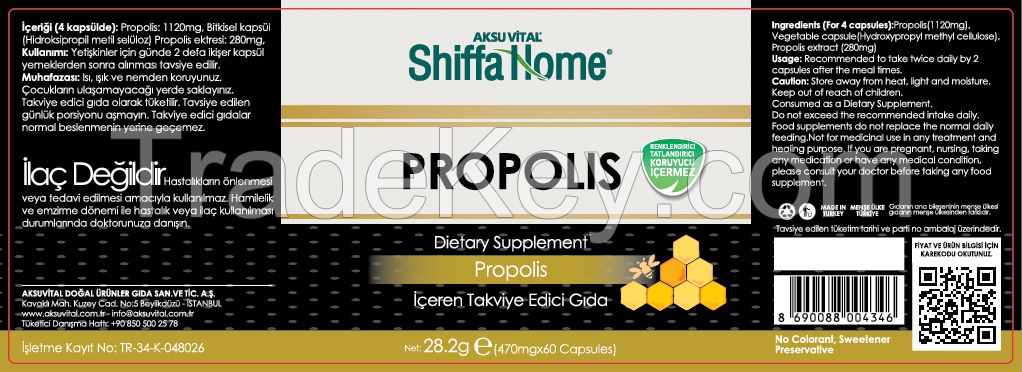 Propolis Capsule Bee Propolis Soft Capsule Best Herbal Anti Diabetes Capsule Health Care Supplement