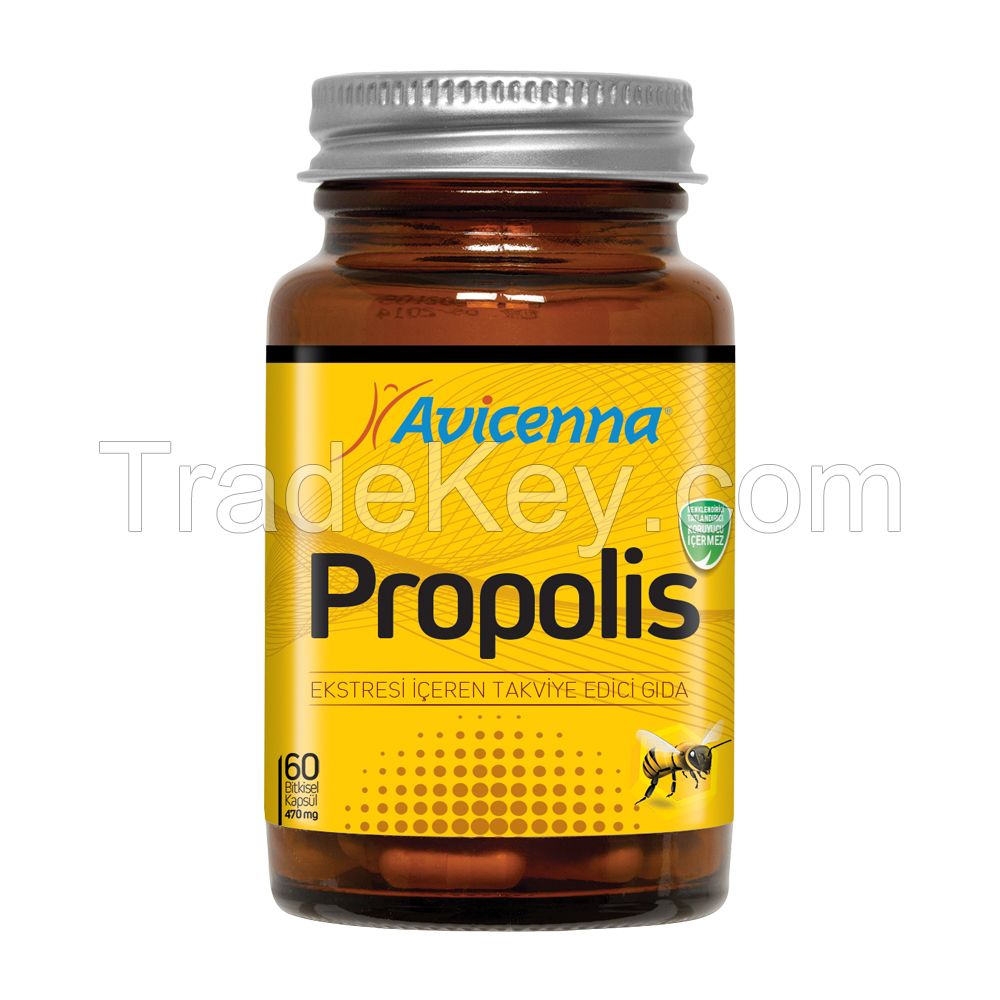 Bee Propolis Extract Vebetable Capsule Blister Packaging Food Supplement