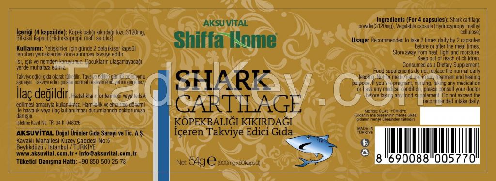 Shark Cartilage Capsule Herbal Anti Cancer Supplement