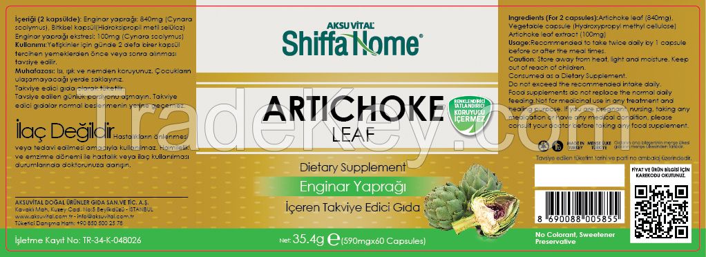Artichoke Liver Capsule Herbal Supplement