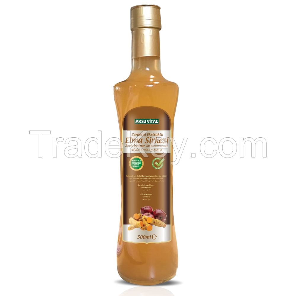 Natural Apple Cider Vinegar Glass Bottle Herbal Products