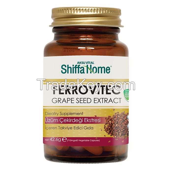 Ferrovitec Perfect Vitamin C Capsule Minerals and Vitamins Supplement Grape Seed Extract