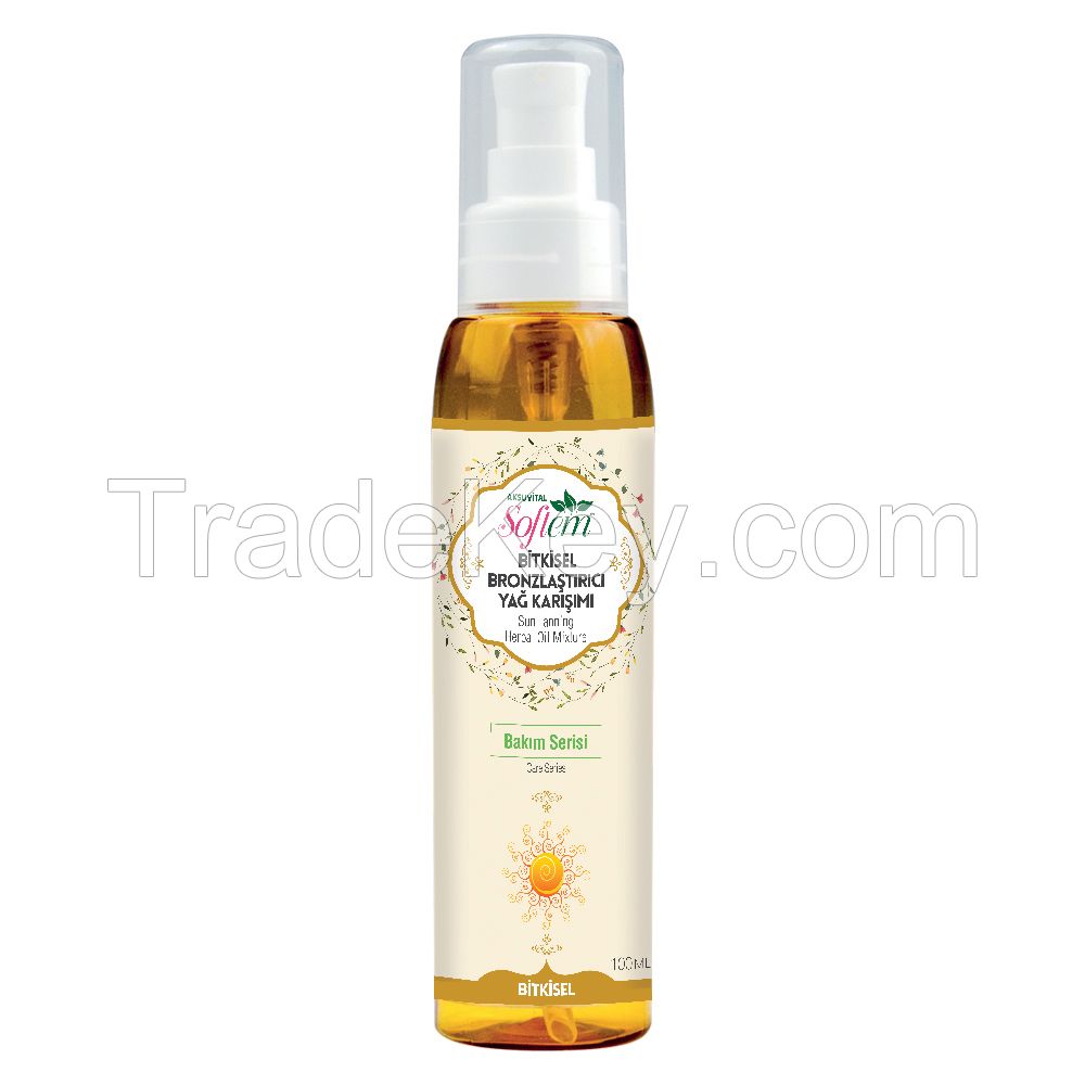 Sun Tanning Oil Natural Herbal Sesame oil, Cacao oil, Sweet Almond Oil Mix