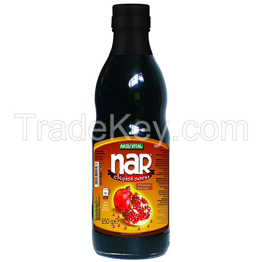 Natural Pomegranate Sauce, 4 kg  Plastic Bottle Sour Sauce