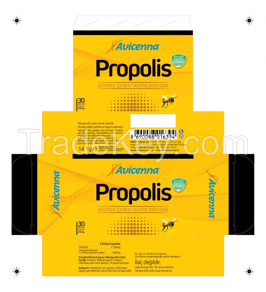 Bee Propolis Capsule Food Supplement