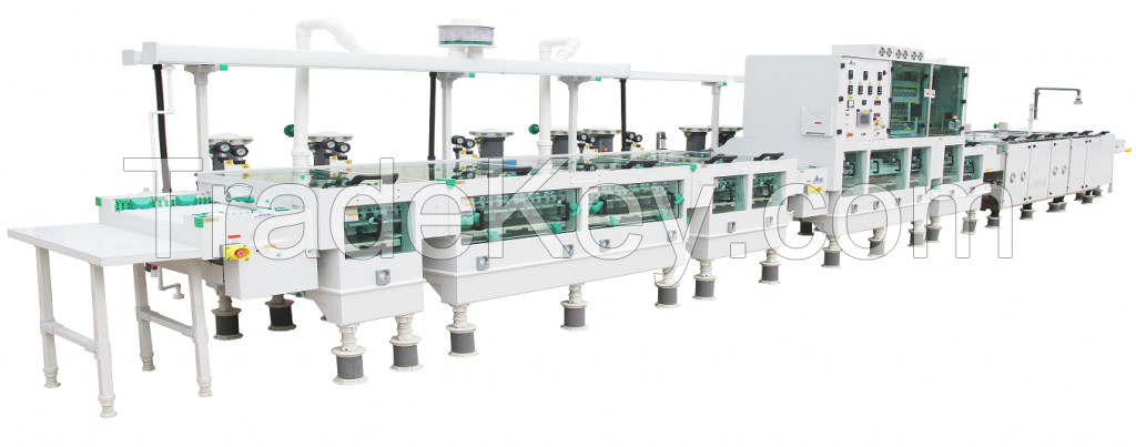 Chemical cleaning line for PCB