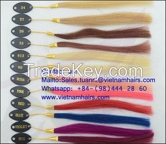 High Quality Human Hair Extensions Type Nano, Micro, Tape, Cip-In