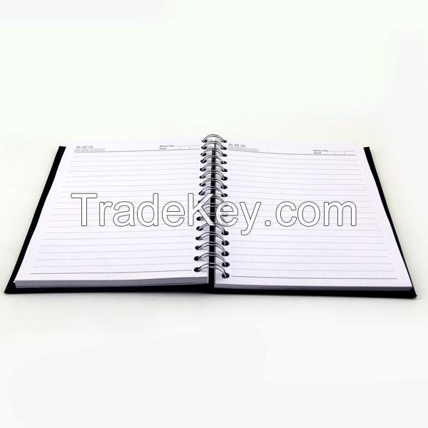 Office Supply Spiral Leather Notebook Printing in Big Company