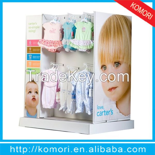 Komori top sales cardboard display shelves