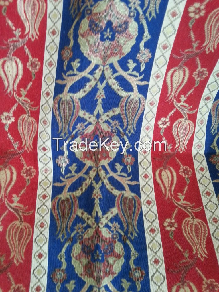 ANATOLIAN  KILIM DESIGN OTTOMAN STYLE  FABRICS-TULIPS