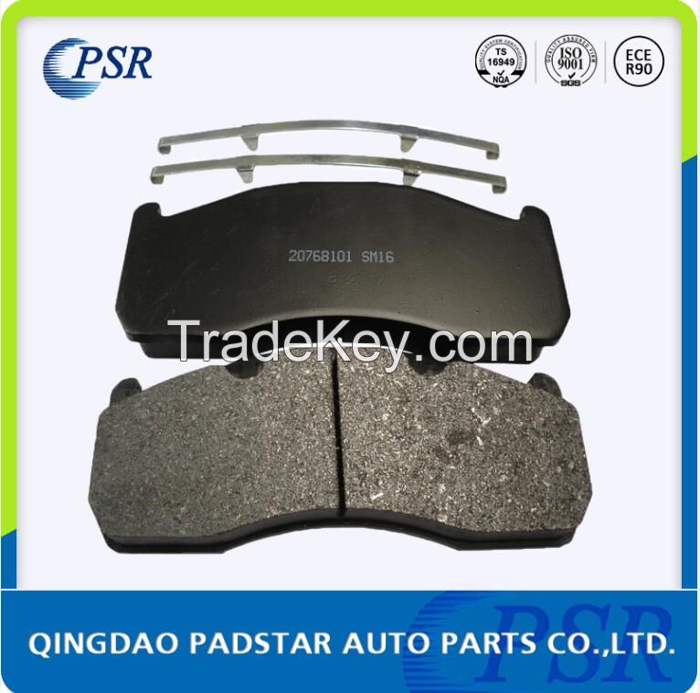 padstar auto parts China Wholesale Import Auto Parts Disc Brake System Wva29246 Ecer90 Semi-Metallic Truck Brake Pads