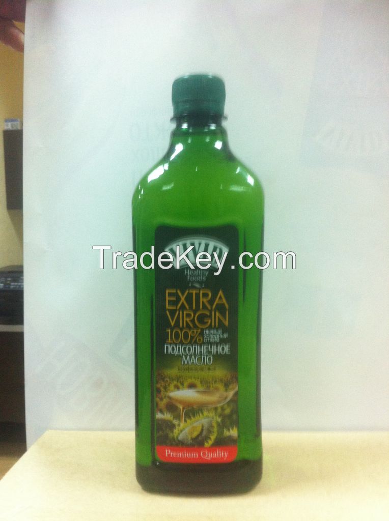 First cold pressed (Extra Virgin) not refined sunflower oil
