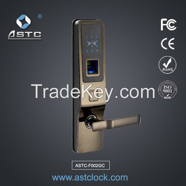 Biometric Fingerprint Door Locks with password card mechanical key function for home use