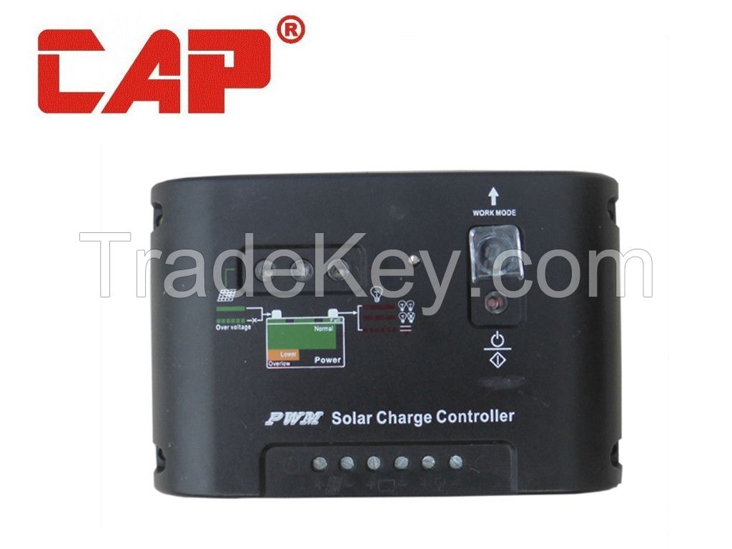 Pwm solar charge controller with led display functions 12v 24v 48v 