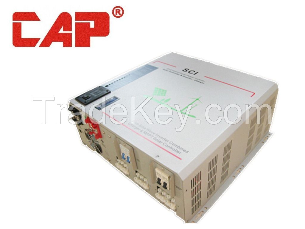 Solar inverter built in mppt controller also charger for home appliance or industry