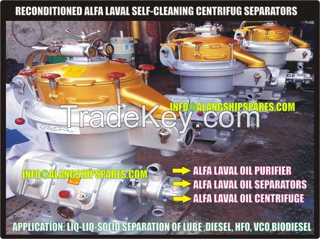 Alfa laval oil purifier, VCO centrifugue, WVO separator, Industrial oil purifier 