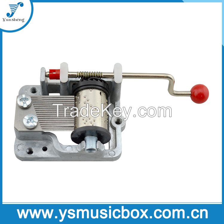 Yunsheng Kinds Designs Handmade Wooden Musical Movement Music Box for Brithday Gift/ Nice Gift