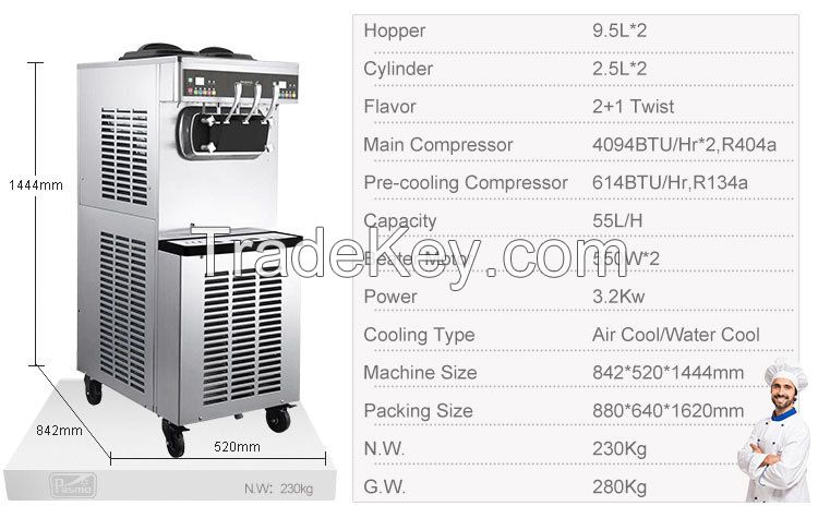 High quality of Pasmo S970 ice cream machinery