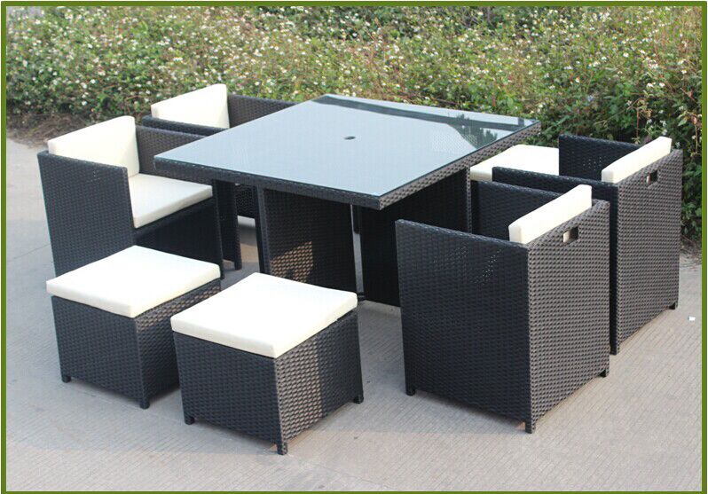 outdoor furniture garden table and chair set rattan furniture