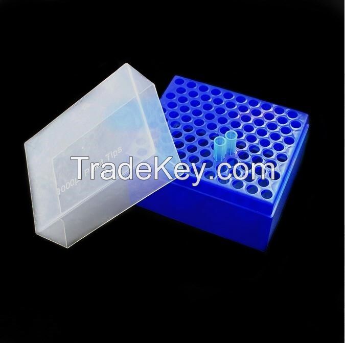 plastic pipette tips box