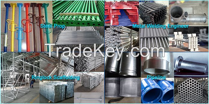 light/heavy duty painted/galvanized scaffold adjustable steel prop for formwork system