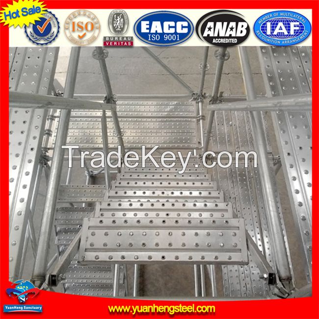 Supply 48x3.25mm High Grade Q345 Hot Dip Galvanized Ringlock Steel Scaffolding