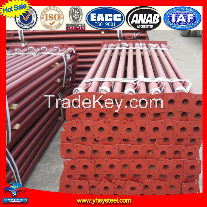 China formwork system manufacturer dip painted scaffolding steel prop