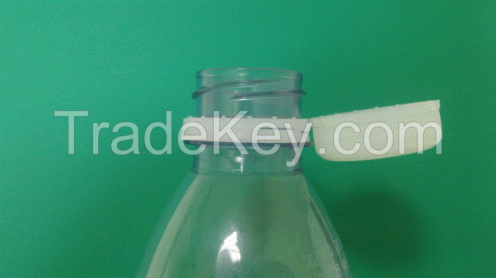 Hinged Screw Type Plastic Bottle Cap / Closure