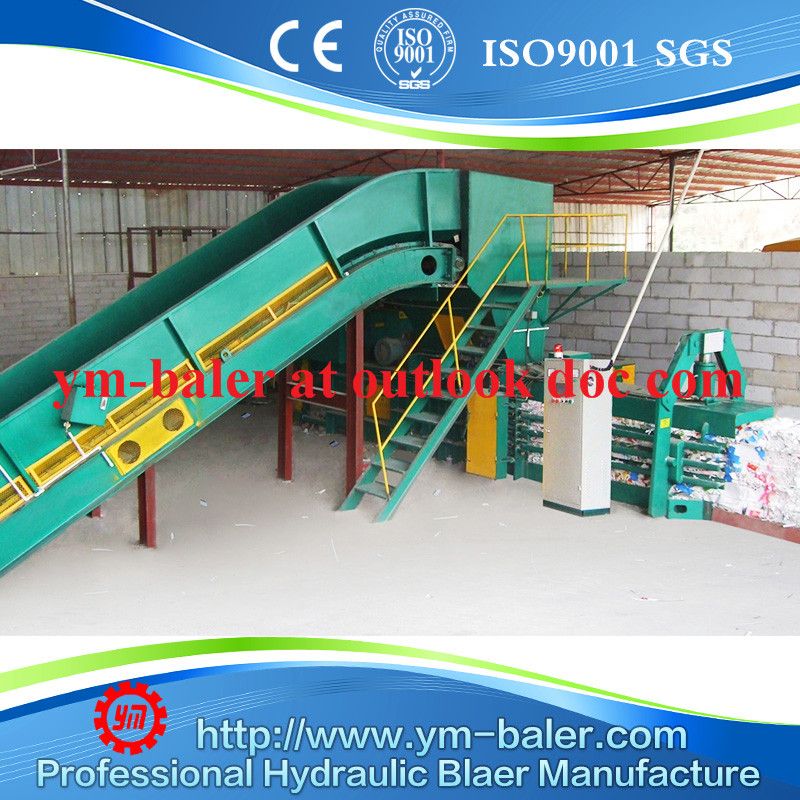 YM-WX100T Fully Automatic Waste Paper Baling Machine, Paper recycling machine, Automatic Hydraulic Bailing Press,waste paper baler,cardboard compactor