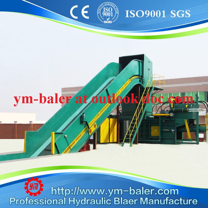 YM-WX200T Fully Automatic Waste Paper Baling Machine, Horizontal baler, Automatic Hydraulic Bailing Press,waste paper baler,cardboard compactor