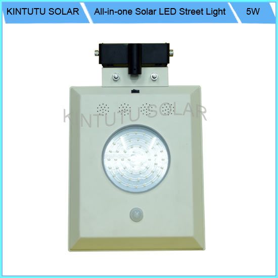 5w LED all in one solar garden lighting