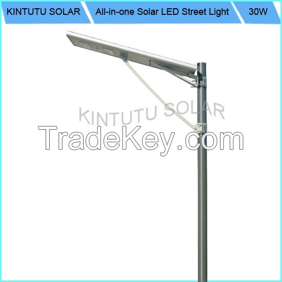 30W all in one solar street light